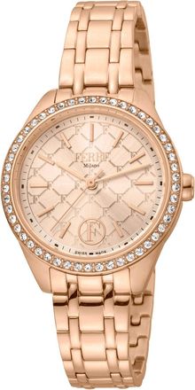 Gianfranco Ferre Womens Rose gold dial Watch