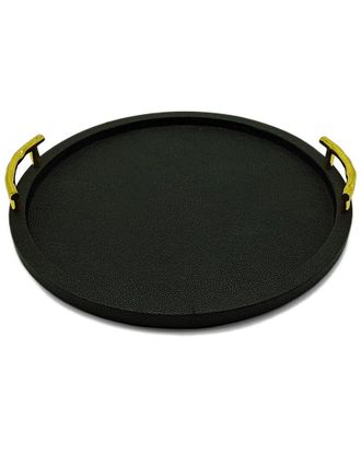 American Atelier Dnu American Atelier Round Tray W/Handles