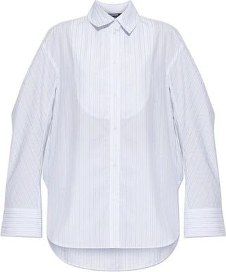 Jacquemus Citta Shirt - Dames - Overhemden - Blauw - M - Katoen - Overhemden