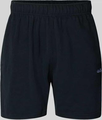 Ellesse Shorts mit Logo-Stitching Modell ZANICA in Black, Gr&ouml;&szlig;e XXL