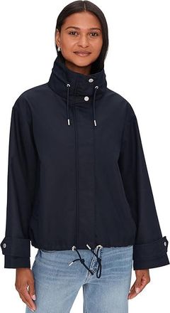Barbour Bronwyn Showerproof Jacket Womens Jacket Dark Navy/Dress Navy Tartan : 10, Cotton/Polyester