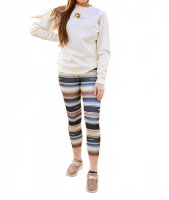 Tasha Polizzi The Faye Serape Leggings In Multi