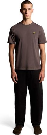 Lyle & Scott Crew Neck Short Sleeve T-Shirt in Espresso at Nordstrom, Size Medium