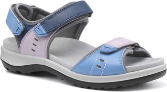 Hotter Womens Walk II Fashion Sandals Blush Multi 4.5