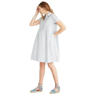 Hatch The Paloma Dress - Maternity In Blue
