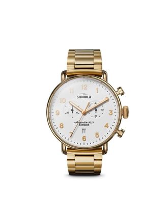 Shinola Orologio Canfield 2 Eye Chrono 43mm