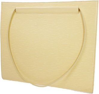 Louis Vuitton Saint Tropez Handbag Epi Leather Beige Leather Bag (Pre-Owned)