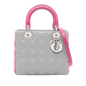 Dior Pre-owned Dior Medium Lambskin Cannage Lady Dior Ladies 1XAOTW5POTS496LC