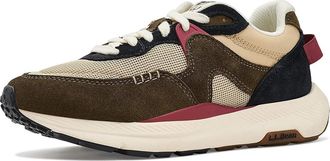 L.L.Bean 1985 Mountain Classic Sneaker Womens Shoes Light Khaki/Antique Olive : 7.5 B - Medium, Synthetic