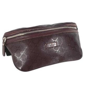 Gucci Pre-owned Canvas gucci-bags - Heren - Vintage Heuptassen - Paars - ONE Size - Vintage