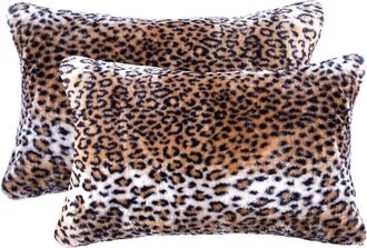 Luxe Faux Fur Set Of 2 Belton Pillows