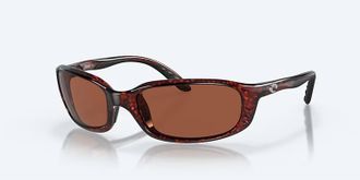 Costa Unisex Brine Polarized Sunglasses In Tortoise Frame Copper