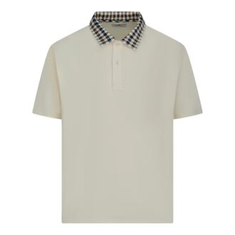 Aquascutum Hombre, Camisetas, Blanco, Talla: 3XL