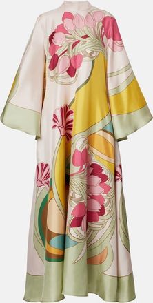 La DoubleJ Abito lungo Magnifico in twill di seta