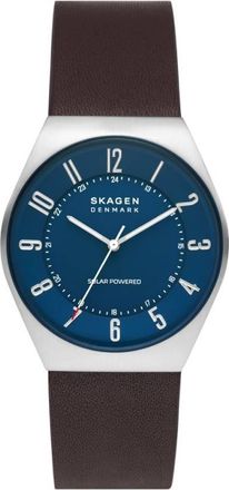 Skagen Grenen Solar-Powered Blue Dial Watch SKW6838
