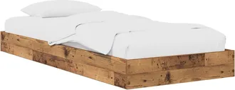 vidaXL Estructura De Cama De Suelo Madera Envejecida 80 X 200 Cm Vidaxl