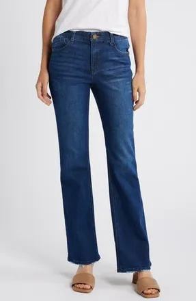 Wit & Wisdom Madison AbSolution High Waist Bootcut Jeans in Blue at Nordstrom Rack, Size 00