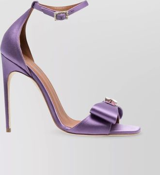 Malone Souliers satin bow stiletto sandals