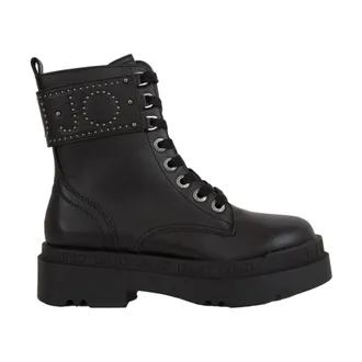 Liu Jo Lace-up Boots, female, Black, 3 UK, Black Ankle Boots