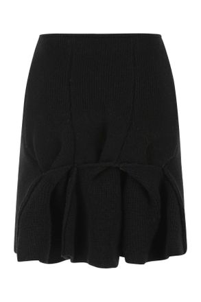 Bottega Veneta 680005v1cn0 1000 Exterior: Wool Polyester Gonne Skirt