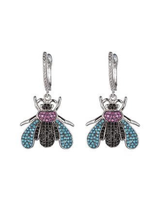 Eyecandy LA Eye Candy La Bee Victoria Cz Crystal Drop Earring