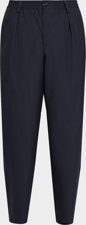 Marni Men & apos;s Loose-Fit Stretch Pleated Pants
