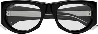 Gucci GG1917S002 Square Full Rim Eyeglasses - Black