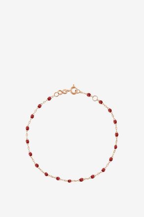Gigi Clozeau Ros&eacute;gold- und Harz-Armband Classique Gigi Bordeaux