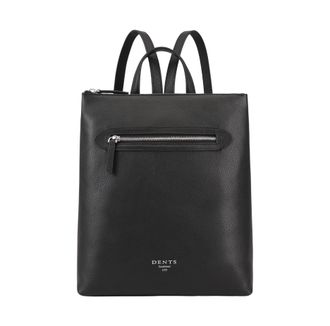 Dents Womens Tavros Leather Backpack - Black - One Size