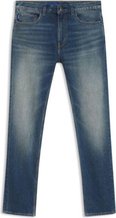 HUGO BOSS Slim-fit jeans in mid-blue stretch denim