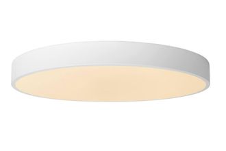 Lucide UNAR Dimmable Stylish Decorative Indoor LED Flush Ceiling Light in White
