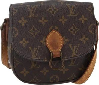 Louis Vuitton Pre-owned Cross Body Bags, female, Brown, Size: ONE SIZE Pre-owned Canvas Cross Body Bag