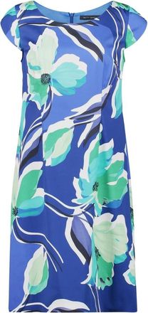 Betty Barclay Kokerjurk - Dames - Jurken - Blauw - Maat: 3XL