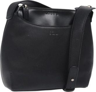 Loewe Tweedehands leren schoudertassen - Dames - Vintage Schoudertas - Zwart - ONE Size - Leer - Vintage