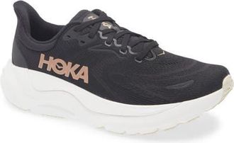 Hoka One One Arahi 8 Stability Running Shoe in Black /Rose Gold at Nordstrom, Size 6.5