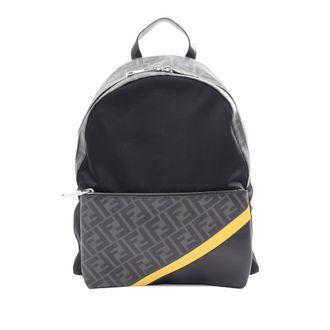 Fendi Pre-owned Fendi Zucca Coated Canvas and Nylon Diagonal Backpack Unisex QQGL8TWZ63SI28H2