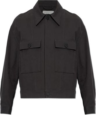 STUDIO NICHOLSON Drey Jacket - Heren - Zomerjassen - Grijs - L - Katoen - Jassen