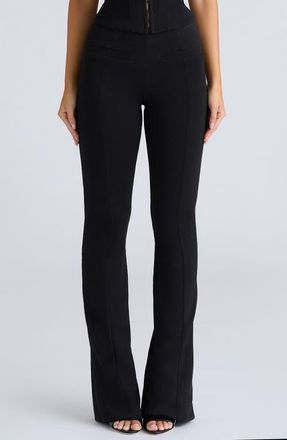 House of CB The Fitted Bootcut Pants in Black at Nordstrom, Size X-Large