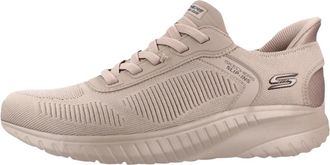 Skechers Bobs Sport Squad Chaos - Solid Step - Heren - Sneakers - Beige - 44 EU - Schoenen