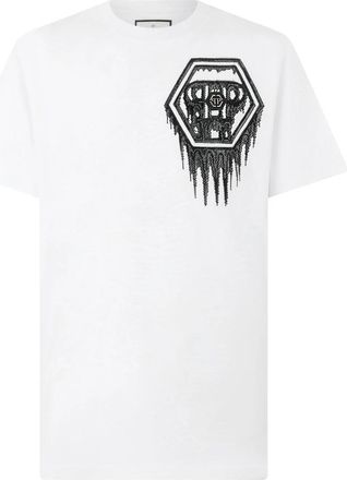 Philipp Plein T-Shirts - Heren - T-shirts - Wit - 3XL - Tops