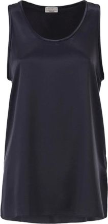 Brunello Cucinelli Mujer, Camisetas, Azul, Talla: M