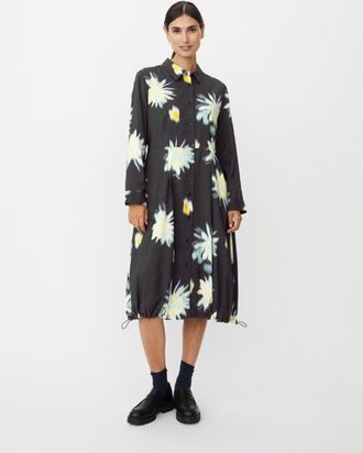 Masai Norivelle Long Sleeve Midi Dress in Muted Lime at Nordstrom, Size Xx-Large