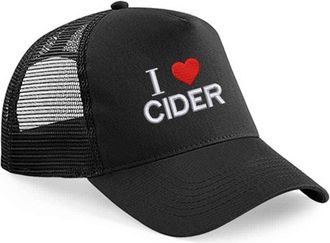 Generic I Love Cider Cap Snapback Adults, Adjustable Strap, Sporty Hat, Casual Headwear, Mens/Womens Cap, Outdoor Accessory Black