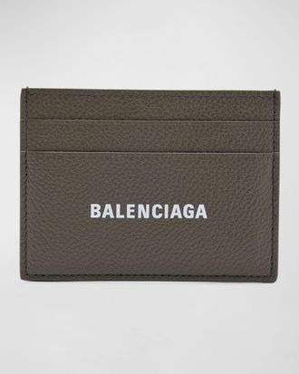 Balenciaga Mens Calfskin Cash Card Holder