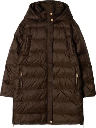 Busnel Jassen, Dames, Bruin, L, Nylon, Flisa Donsjas