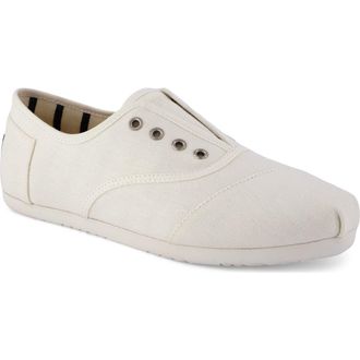 Toms Cordones Plus Sneaker in White at Nordstrom, Size 8.5