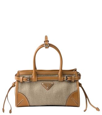 Prada Natural Bonnie Small Satchel