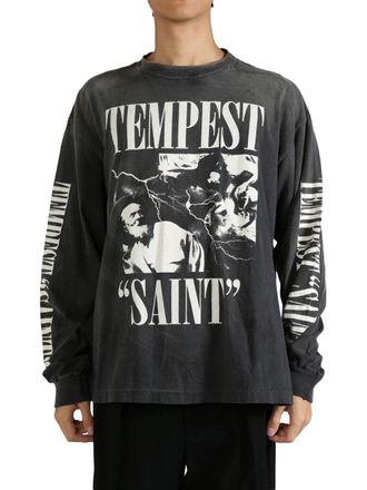 Saint Mxxxxxx Tempest T-shirt - men - Cotton - M - Black