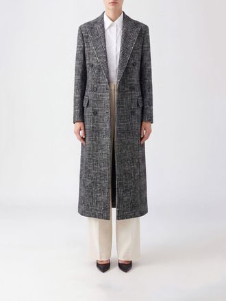 Tagliatore Prince of Wales Check Double-Breasted Wool Coat