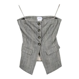 Marella Dames, Tops, Grijs, Maat: 3XS Wol
